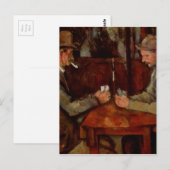 De kaartspelers, Claude Cezanne Briefkaart (Voorkant / Achterkant)