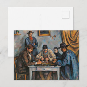 De kaartspelers Paul Cezanne Briefkaart