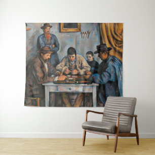 De kaartspelers   Paul Cezanne   Wandkleed