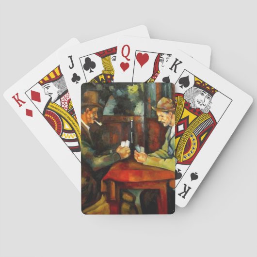 De kaartspelers van Paul Cezanne Speelkaarten (Achterkant)