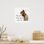 De kaas Sheriff Poster (Keuken)