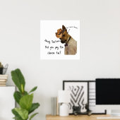 De kaas Sheriff Poster (Thuiskantoor)