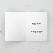 De Kaas van de maan Feestdagen Kaart (Binnen)