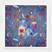 De kaasdoos in de bloem servet (Voorkant)