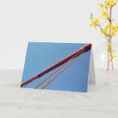 De Kabel van de Opschorting van golden gate bridge Kaart (Gele Bloem)