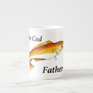De Kabeljauw Vader ideaal vissen cadeau. Porselein Kop