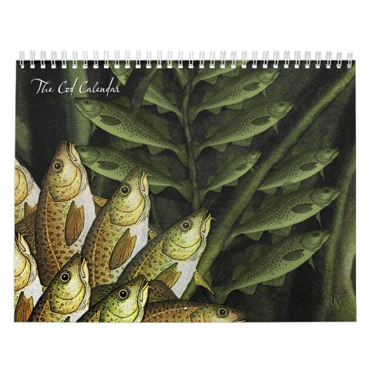 De kabeljauwkalender kalender (Hoes)