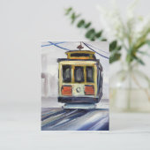 De Kabelwagen van San Francisco Briefkaart (Staand voorkant)