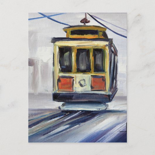 De Kabelwagen van San Francisco Briefkaart (Voorkant)