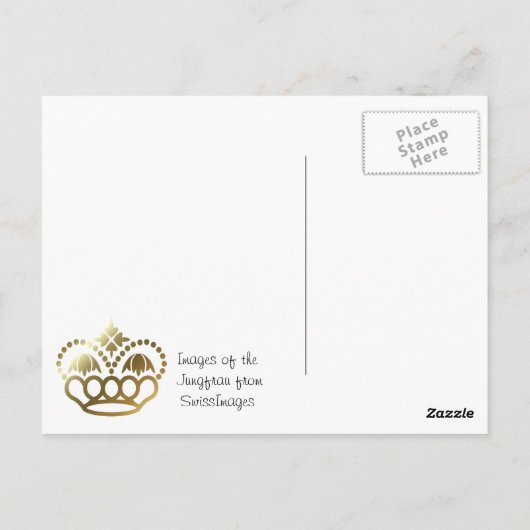 De kabelwagens van Grindelwald Briefkaart (Achterkant)