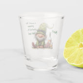 De kabouter heeft het ingeschonken, niet ik shot glas (Achterkant)