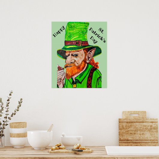 DE Kabouter VAN HET BOSGEBIED Poster (Keuken)