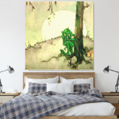 “De Kabouter” van Marjorie Miller Canvas Afdruk (Insitu (Slaapkamer))