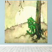 “De Kabouter” van Marjorie Miller Canvas Afdruk (Insitu (Houten vloer))