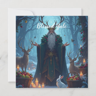 De Kabouterkoning verwelkomt een saaie Yule Kaart