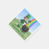 De kabouters prettige St. Patrick's Dag Servet (Hoek)