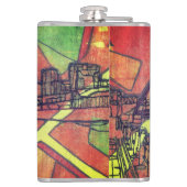 De kade heupfles (Achterkant)