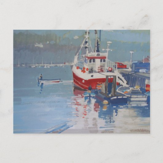 De Kade Salcombe van de visser Briefkaart (Voorkant)