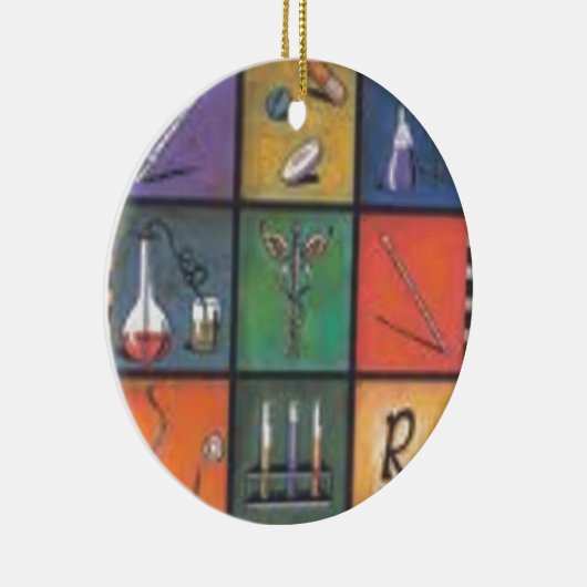 "De kaduceus-chirurg/medisch Ornament" Keramisch Ornament (Rechts)