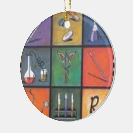 "De kaduceus-chirurg/medisch Ornament" Keramisch Ornament (Links)