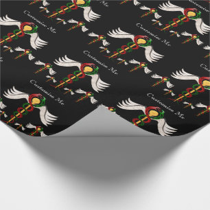 De kaduceus (volledige kleur) cadeaupapier