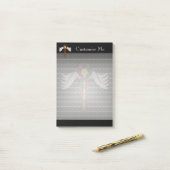 De kaduceus (volledige kleur) post-it® notes (Op bureau)
