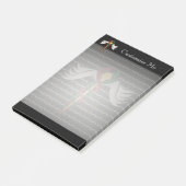 De kaduceus (volledige kleur) post-it® notes (Schuin)