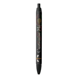 De kaduceus (volledige kleur) zwarte inkt pen