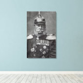 De Kaiser Wilhelm, uit 'vrijetijdsuren', 1888 Canvas Afdruk (Insitu (Houten vloer))