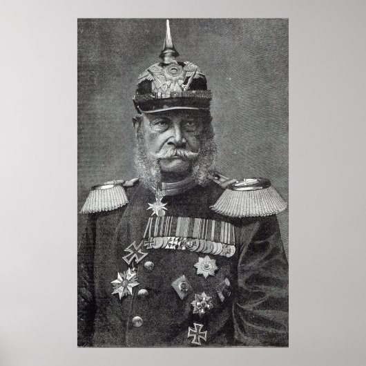 De Kaiser Wilhelm, uit 'vrijetijdsuren', 1888 Poster (Voorkant)