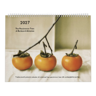 De Kaki Boom: Een Achtertuin Almanak, 2027 Kalender