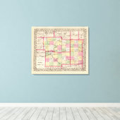De Kalb, Ogle, Lee counties Canvas Afdruk (Insitu (Houten vloer))