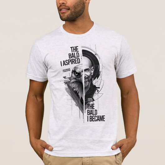 De Kale Die Ik Werd – Premium Grafische T-shirt (Voorkant)