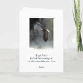 De KALE EAGLE & HERFST van het WATER danken u Bedankkaart (Achterkant)