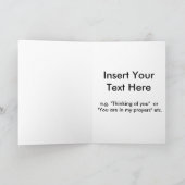 De kale Reeks van de DANKBAARHEID van Eagle Bedankkaart (Binnen)