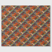 De kalebassen blij Halloween Cadeaupapier (Vlak)