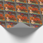 De kalebassen blij Halloween Cadeaupapier (Hoek)