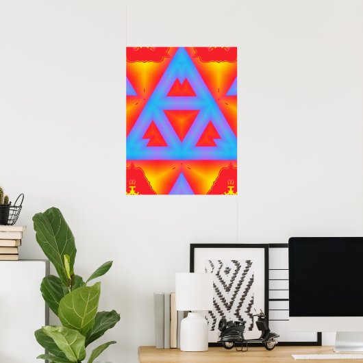 DE KALEIDOSCOOP VAN HET LEVEN POSTER (Thuiskantoor)