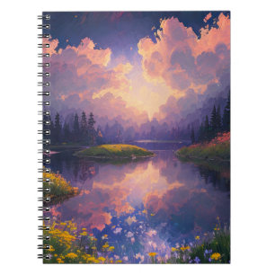 De Kaleidoscoop van Mountain Lake Notitieboek