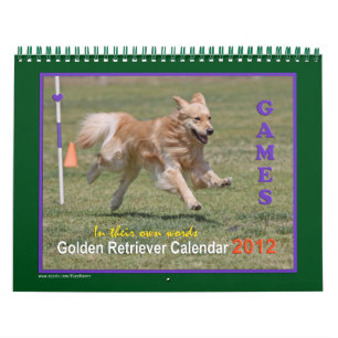 De Kalender 2012 van het golden retriever