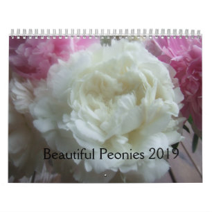 De Kalender 2019 van pioenen