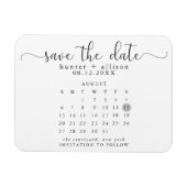 De kalender bewaart de Magnet van de Datum Magneet (Horizontaal)