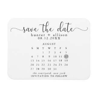 De kalender bewaart de Magnet van de Datum Magneet