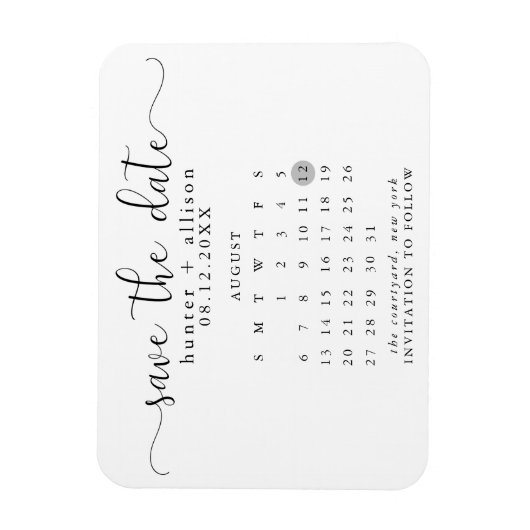 De kalender bewaart de Magnet van de Datum Magneet (Verticaal)