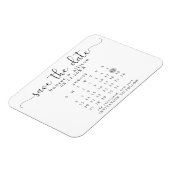 De kalender bewaart de Magnet van de Datum Magneet (Linkerzijde)