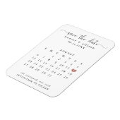De kalender bewaart de Magnet van de Datum Magneet (Linkerzijde)