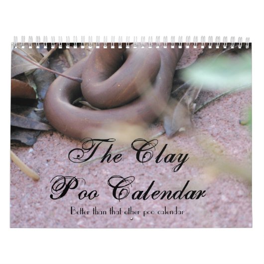 De kalender Clay Poo (Hoes)
