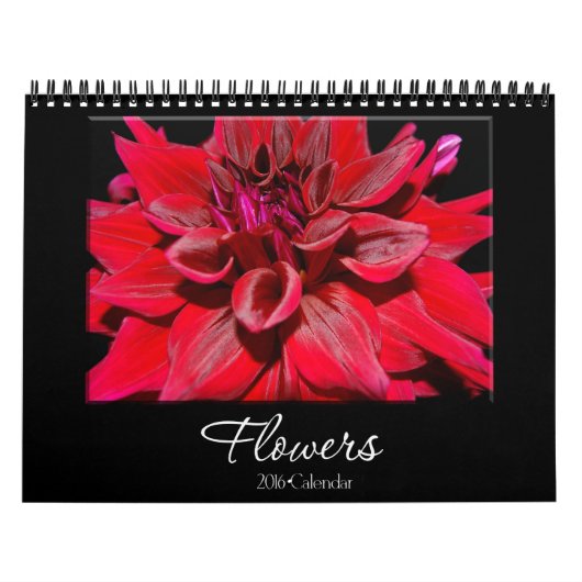 De Kalender van bloemen 2016 door Erin MAC (Hoes)