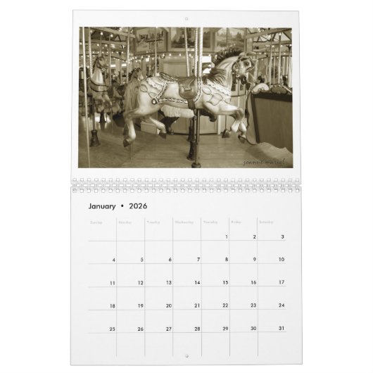 De kalender van Carrousel 2026 (Jan 2026)