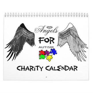De kalender van de Alt Angels Autism van de Charit